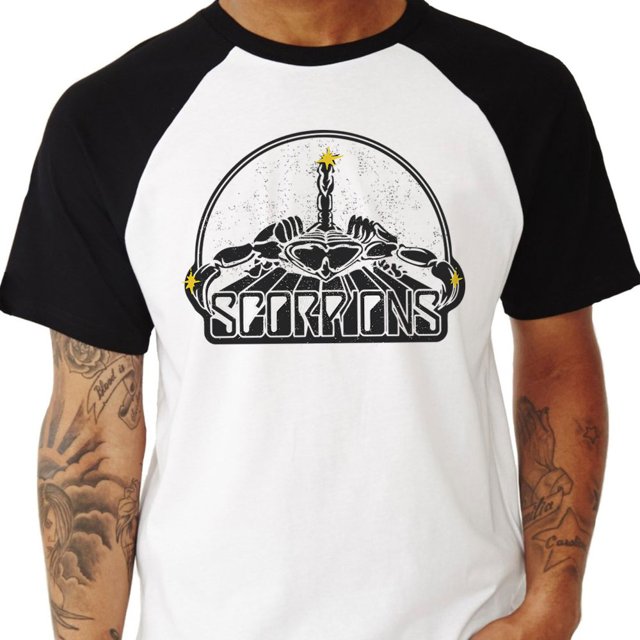 camisa do scorpions