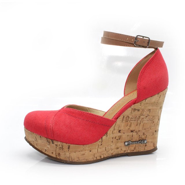 Sandalia Anabela Feminina Barth Shoes Espadrille Cortiça