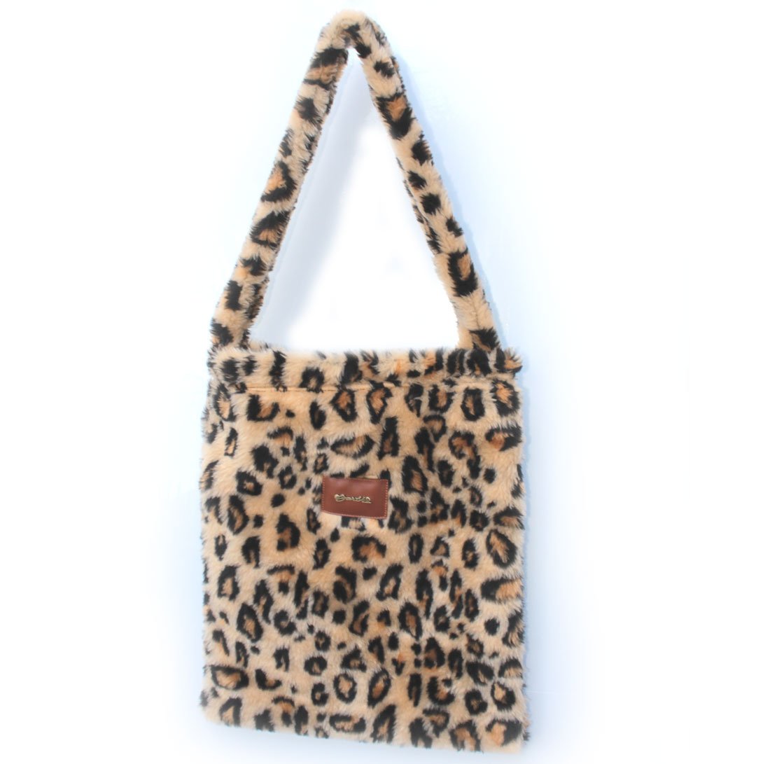 girls leopard print bolsa