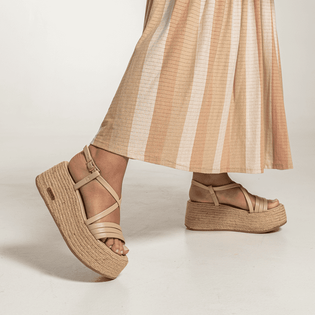 Sandalia Plataforma Corda Juta Barth Shoes Noronha Barth Shoes