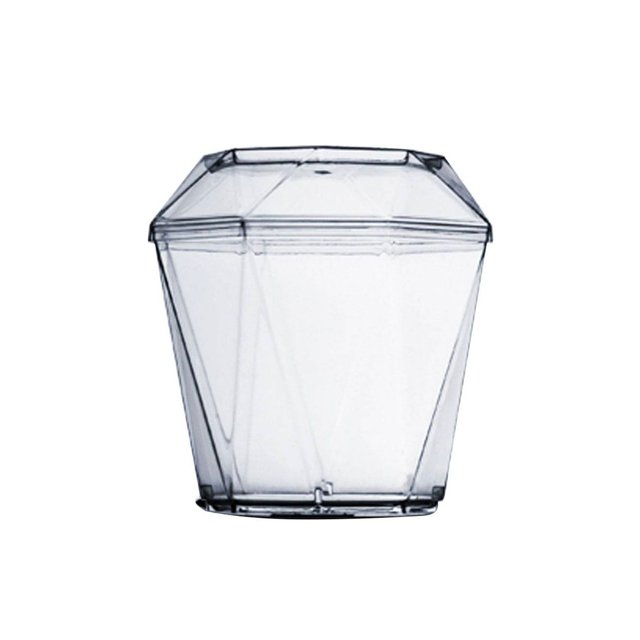 COPO DIAMANTE C/TAMPA 180 ML 10UN PLASTILANIA