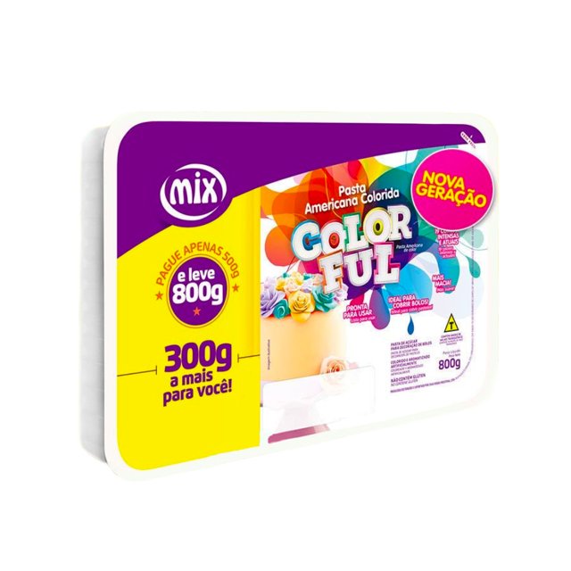 Pasta Americana Mix Vermelha 800g Duas Rodas Jovipel Embalagens