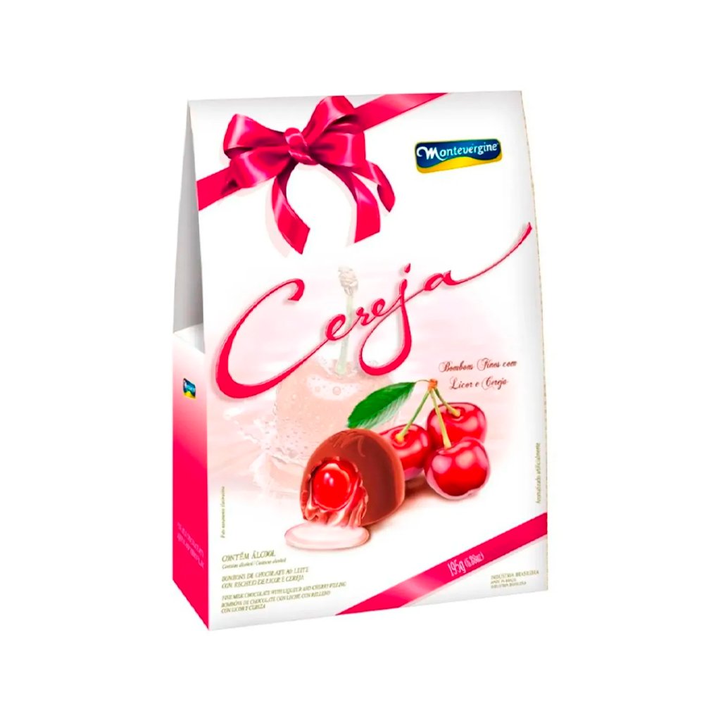 Bombom Cereja ao Licor 195g - Montevérgine | Jovipel