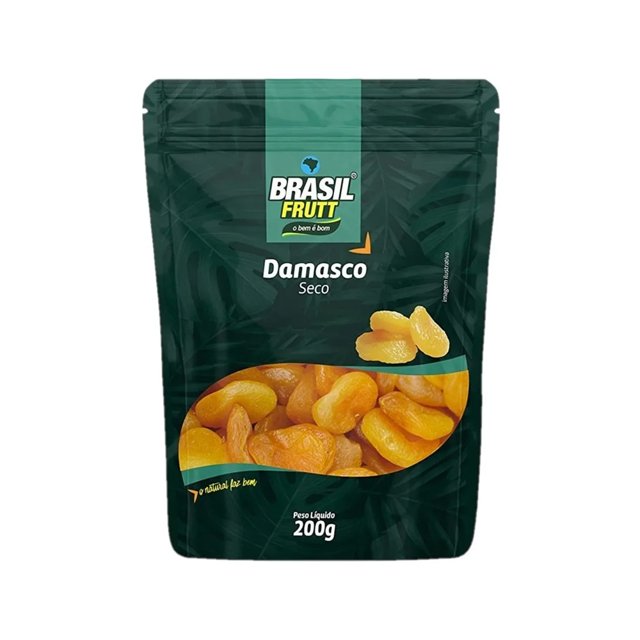 Damasco Seco Brasil Frutt - 200g - - Ebentas  Economia é a Sua ! Diversas  Ofertas para Economizar