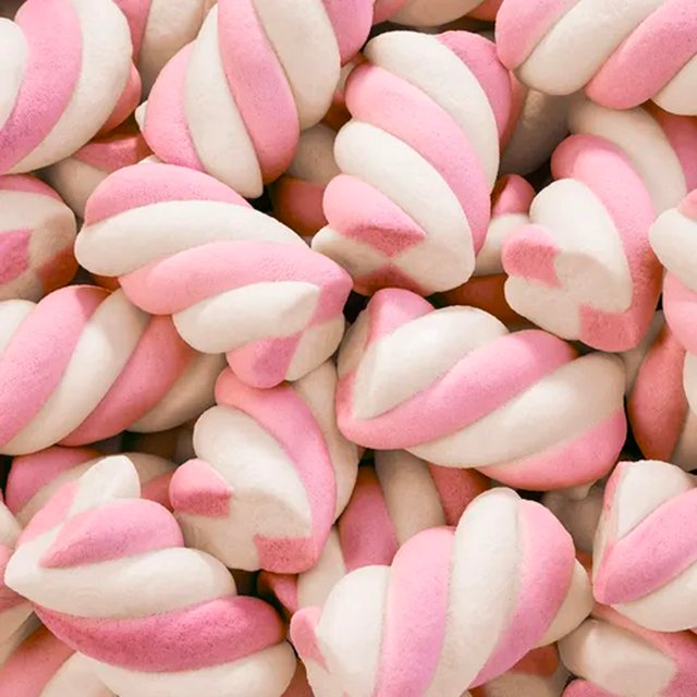 Marshmallow Rosa/Branco 250g