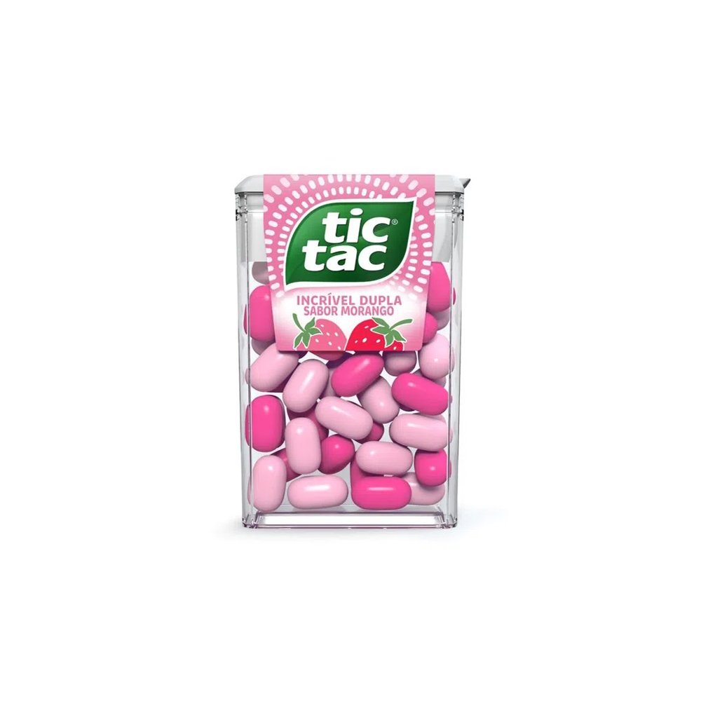 Pastilha Tic Tac Morango 14,5g - Ferrero | Jovipel