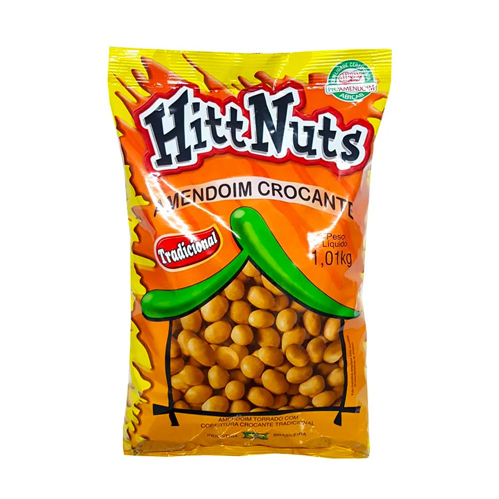 Amendoim Crocante Tradicional 1,01kg - Hitt Nuts | Jovipel