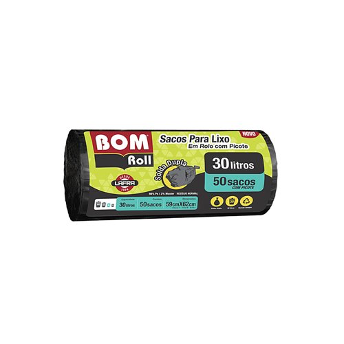 Sacos para Lixo Mega Fort Roll 30l 40sc - Aromasil com o Melhor Preço é no  Zoom