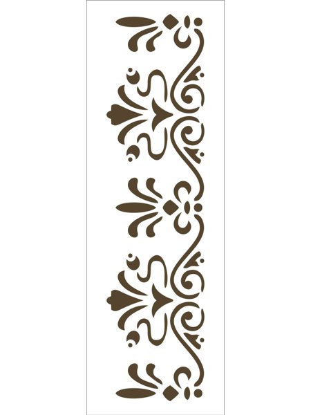 Border Motif I. Stencil - Bordure - Reusable Stencil Store