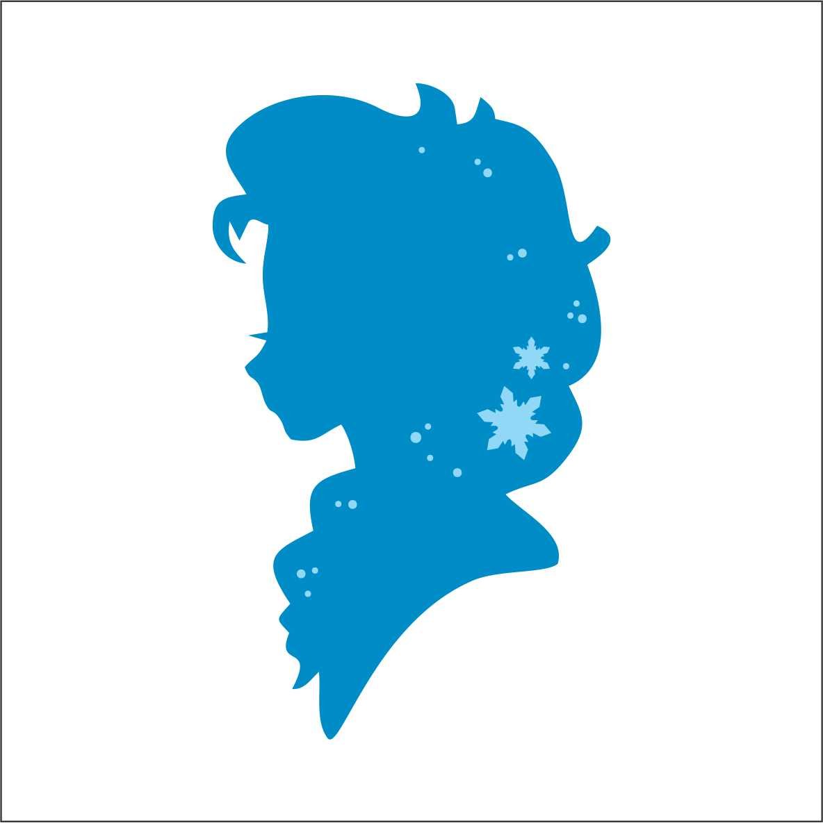 Stencil 15x20 ST8510 FROZEN ELSA | Benditas Criações