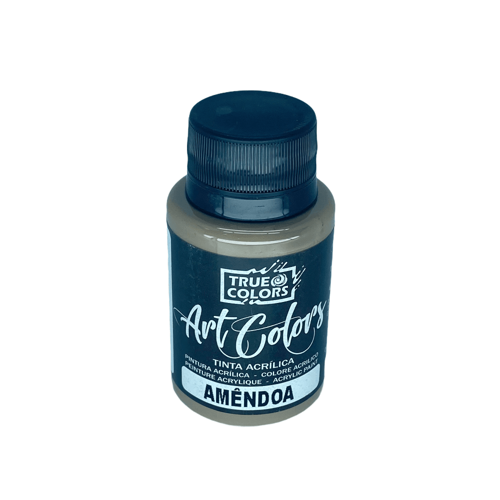 TINTA ACRÍLICA ART COLORS 60ml - AMÊNDOA | Benditas Criações