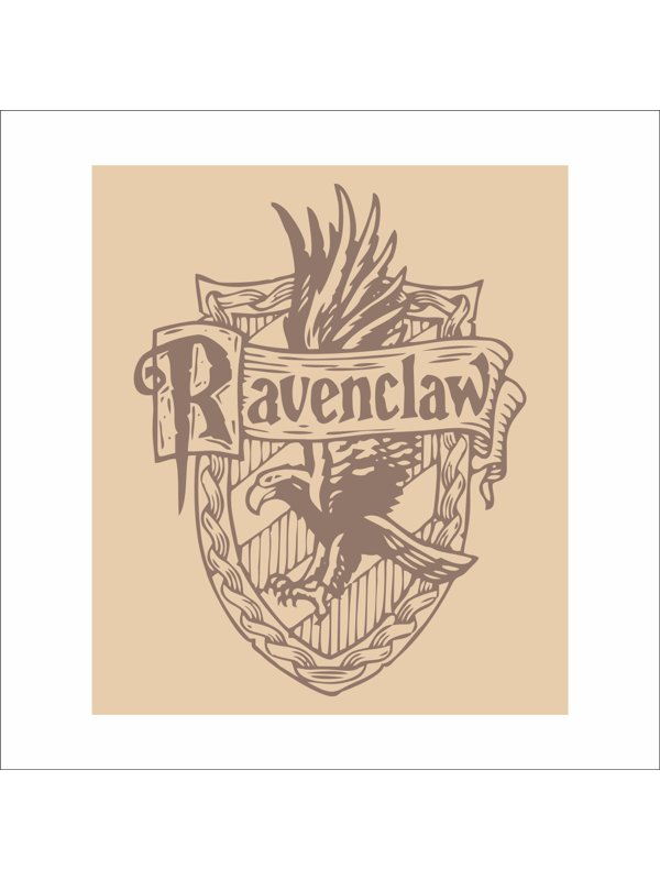 Quadro Harry Potter Corvinal Ravenclaw Hp Em Mdf