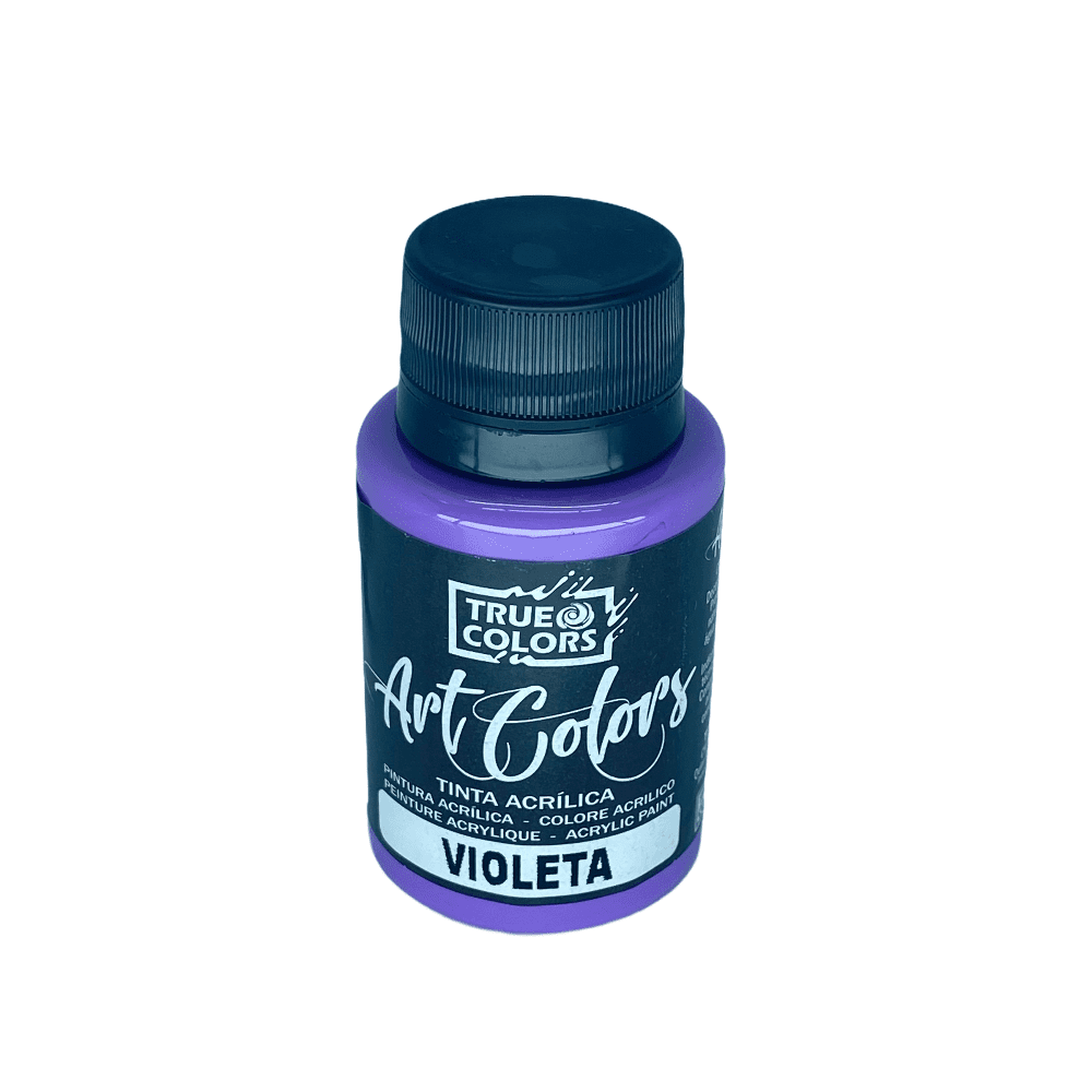 TINTA ACRÍLICA ART COLORS 60ml - VIOLETA | Benditas Criações
