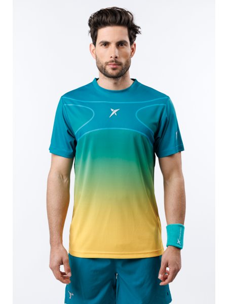 Camiseta De Padel Drop Shot Alsai Campa - Verde - Camiseta Drop