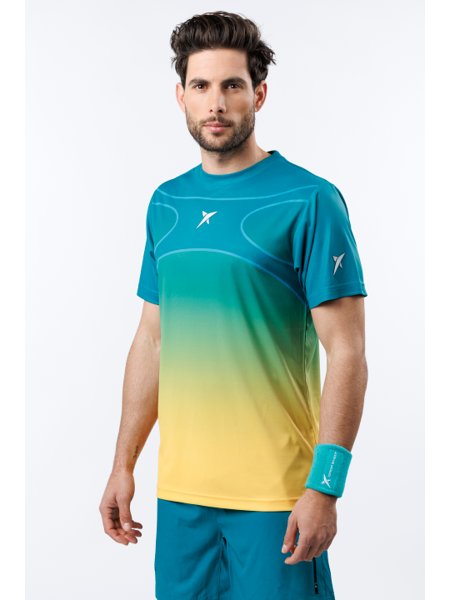 Camiseta De Padel Drop Shot Alsai Campa - Verde - Camiseta Drop