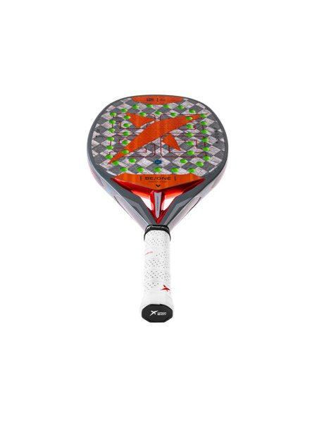 DROP SHOT X-Drive Beach Tennis Schläger – Ovales Design, Carbon-Rahmen, Für Fortgeschrittene & Professionelle Spieler