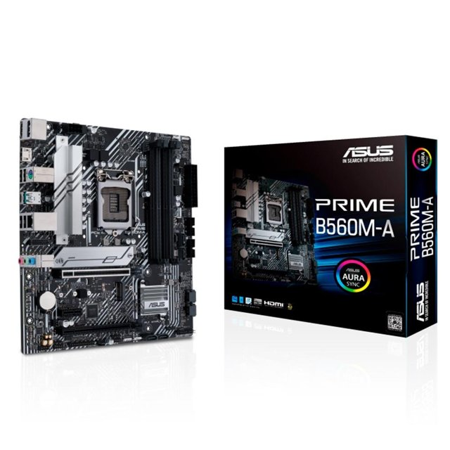 Placa Mãe Asus PRIME B560M-A, Intel LGA1200, mATX, DDR4 - 90MB17A0-M0EAYO