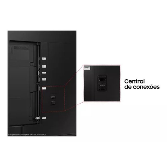 Samsung Smart TV 55 polegadas QLED 4K Q65D 2024, Modo Game, Som em ...