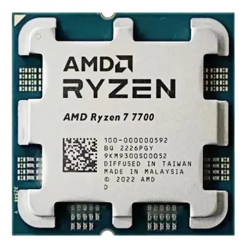 Proc AMD Ryzen 7 7700 (3.8GHz/40Mb/65W/AM5) S/Cooler - Tray PN