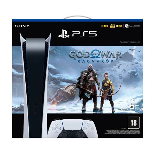 Console Sony PS4 (PlayStation 4) 1TB + 1 Controle DualShock 4 + Jogo God Of  War Ragnarok