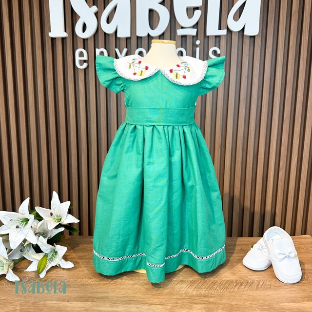 Vestido Menina Do Campo Isabela Enxovais 5480