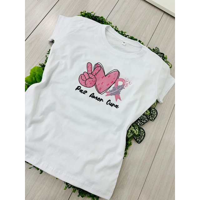 T-SHIRT LISA SEM ESTAMPA - ROSA PINK, Atacado Tshirt