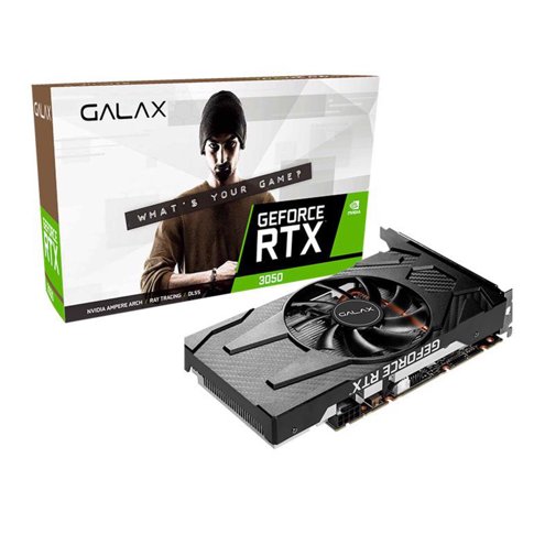 Placa de Video GALAX GeForce RTX 3050 (1-Click OC) 8GB GDDR6 LHR 128Bits - 35NSL8MD6ZOC