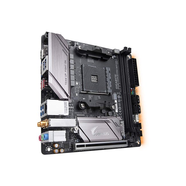 Placa Mãe Gigabyte B450I AORUS PRO Wi-Fi DDR4 AM4 Mini-ITX