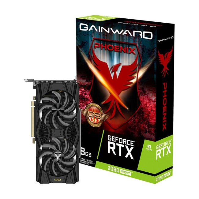 Placa de Vídeo GAINWARD GeForce RTX 2060 Super PHOENIX GS 8GB GDDR6 192-bit - NE6206SS19P2-1062X