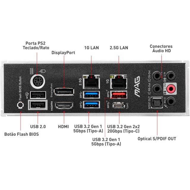 Placa Mãe MSI MAG B550 Tomahawk DDR4 AM4 ATX | GK InfoStore