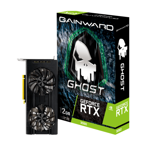 Placa de Vídeo GAINWARD GeForce RTX 3060 Ghost 12GB GDDR6 LHR 192Bits - NE63060019K9-190AU