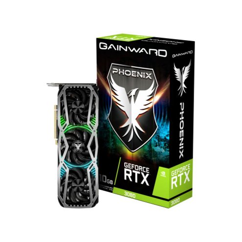 Placa de Video Gainward GeForce RTX 3080 Phoenix 10GB GDDR6X 320-bit - NED3080019IA-132AX