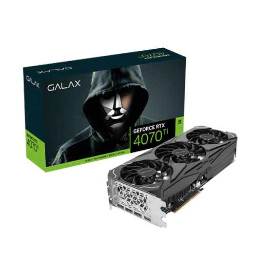 Placa de Video Galax GeForce RTX 4070 Ti ST (1-Click OC) 12GB GDDR6X 192 bit - 47IOM7MD6TTS 