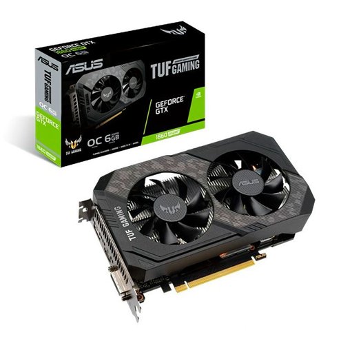 Placa de Video ASUS TUF Gaming GeForce GTX 1660 SUPER OC Edition 6GB GDDR6 192Bit - TUF-GTX1660S-O6G-GAMING