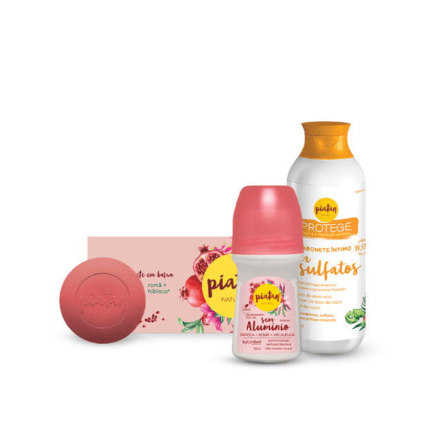 Kit Sabonete em Barra + Desodorante + Sabonete Líquido Íntimo - Por: R$ 73,12 Kit Sabonete em Barra + Desodorante + Sabonete Líquido Íntimo - Por: R$ 73,12