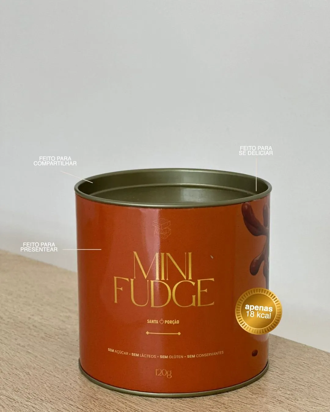 Tubolata Mini Fudge | Santa Porção