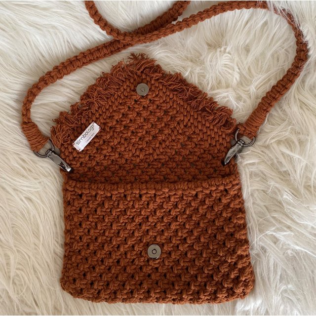 macrame crossbody bolsa pattern