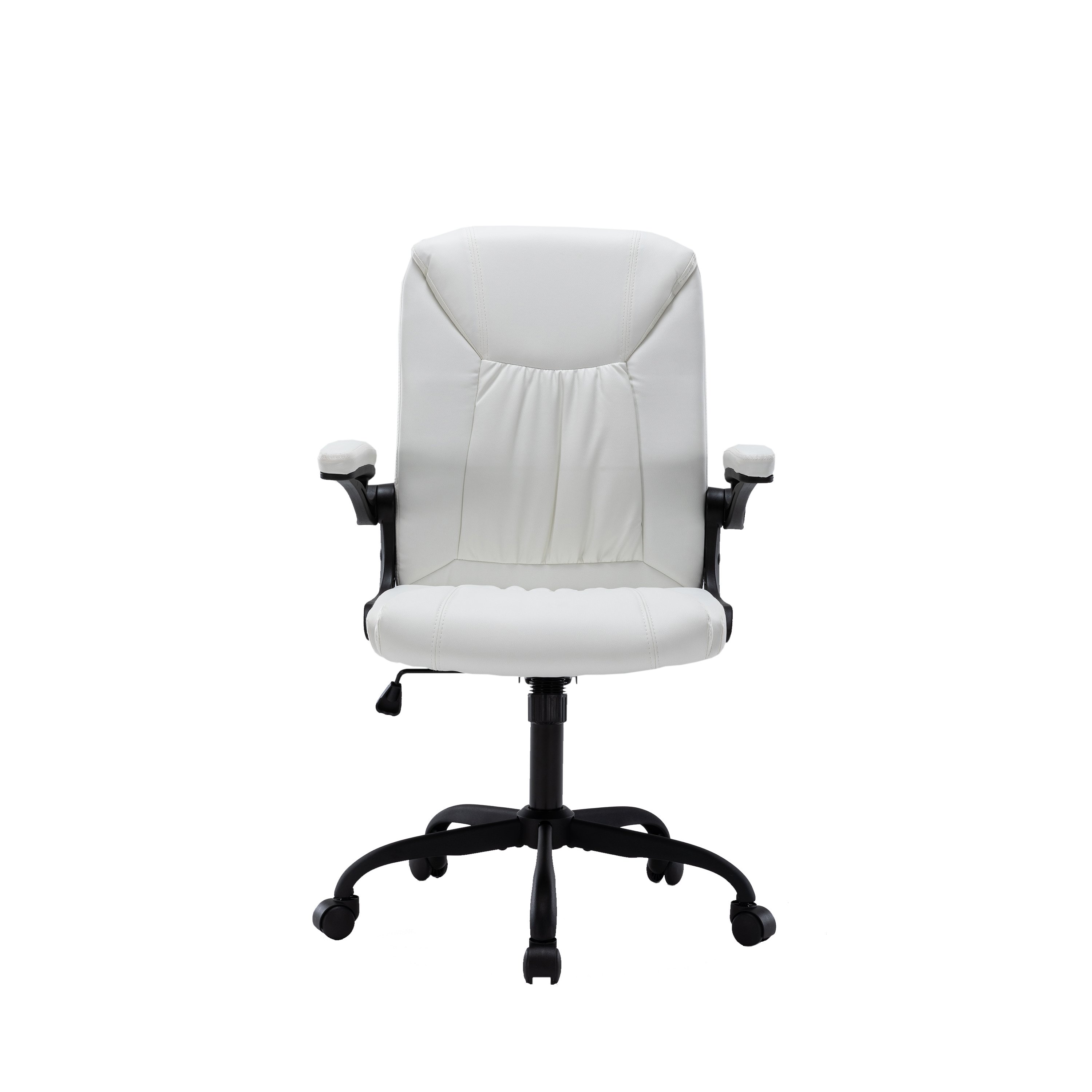 Cadeira Yamasoro Diretor Confortável de Couro (Branca)