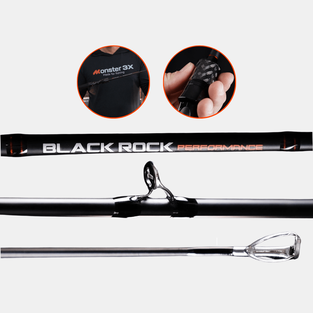Vara de Pesca M3X Black Rock - 6.31ft | Monster 3X