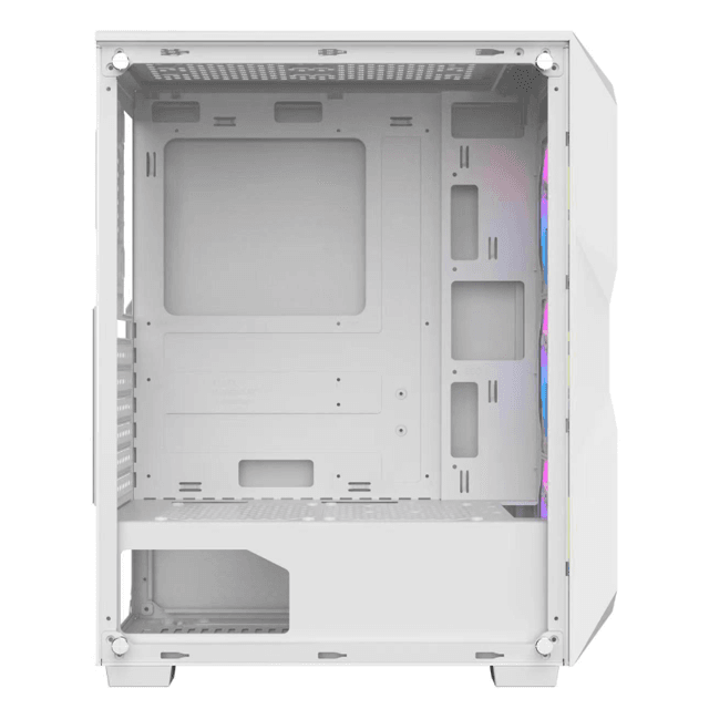 GABINETE GAMER GB1730 HAYOM C/ 3 FANS E LATERAL VIDRO BRANCO | CHIPWARE ...