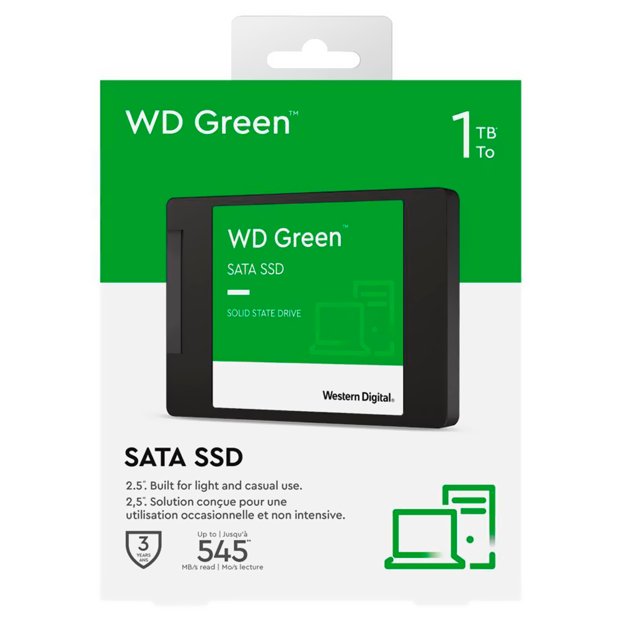SSD WESTERN GREEN 1TB SATA 3 2.5