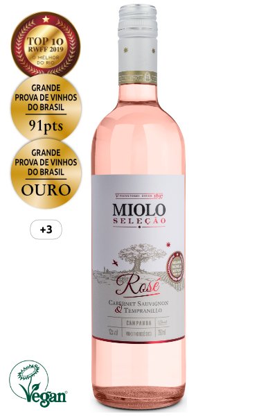Vinho Miolo Seleção Cabernet Sauvignon & Tempranillo Rosé / 750ml