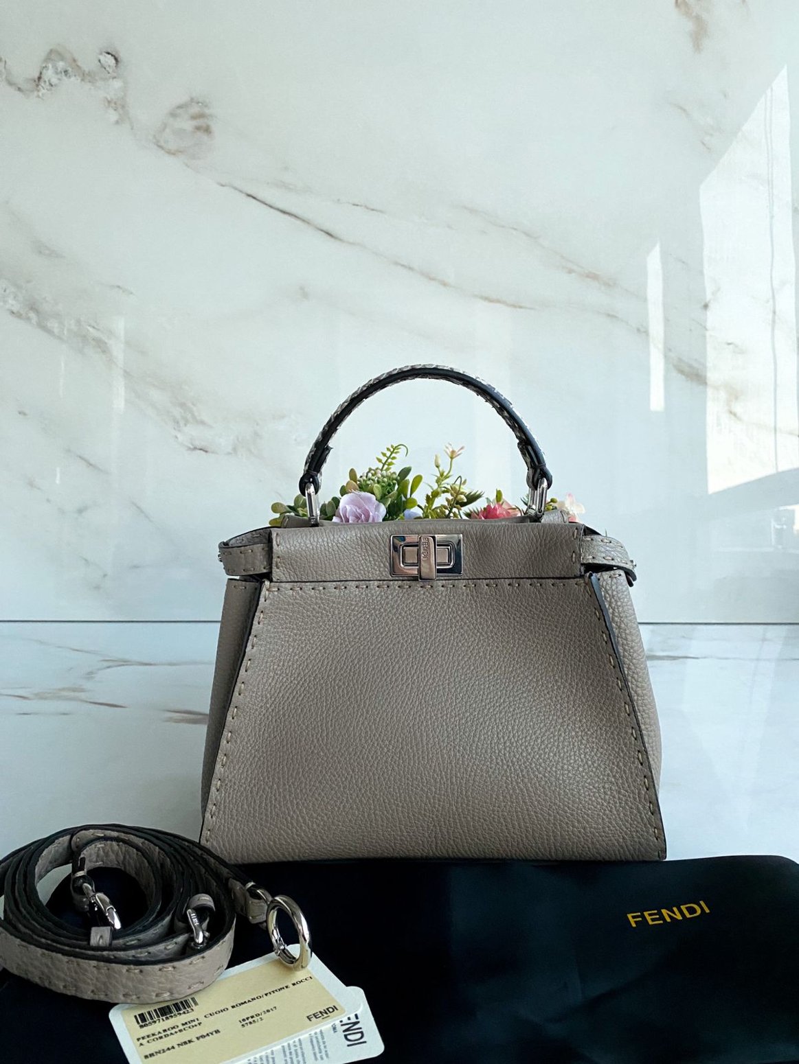 radley dove grey bolsa