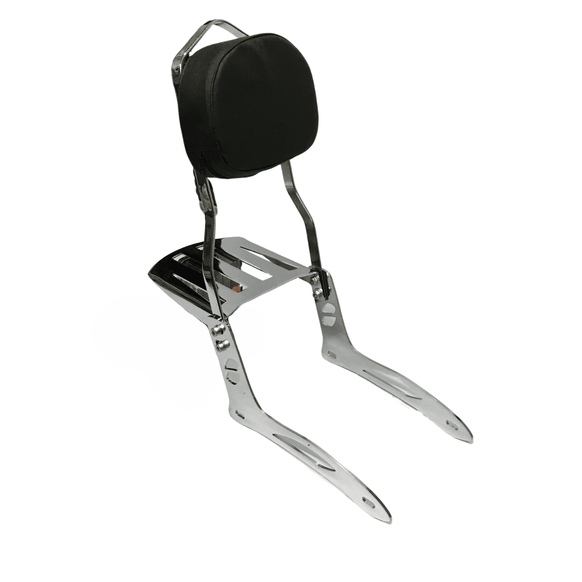 Sissy Bar com Encosto e Grelha Shineray Denver 250 Cromado