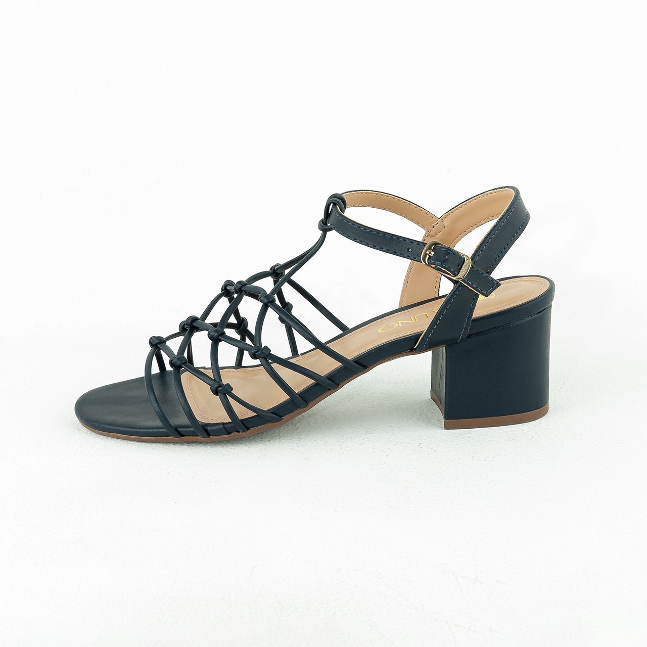 Sandália Via Uno Tiras Fina Nó | Lá Vem Ela