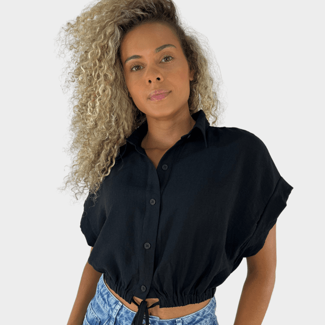 CAMISA CROPPED CLIO COLLECTION FEMININO