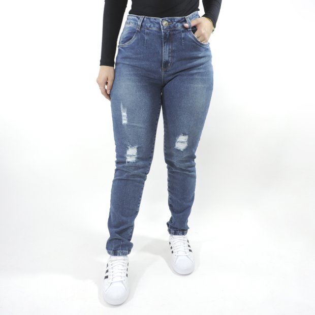 Calca Calca Jeans Jeans Casual Lp Easy Feminino - Loja Dispa - Multimarcas