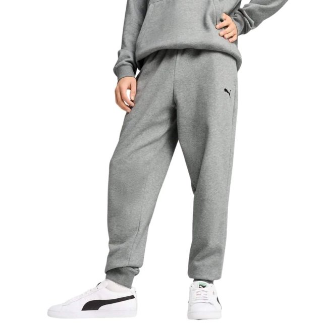 Calça De Moletom Puma Calça Moletom Puma Rtg Feminina Cinza