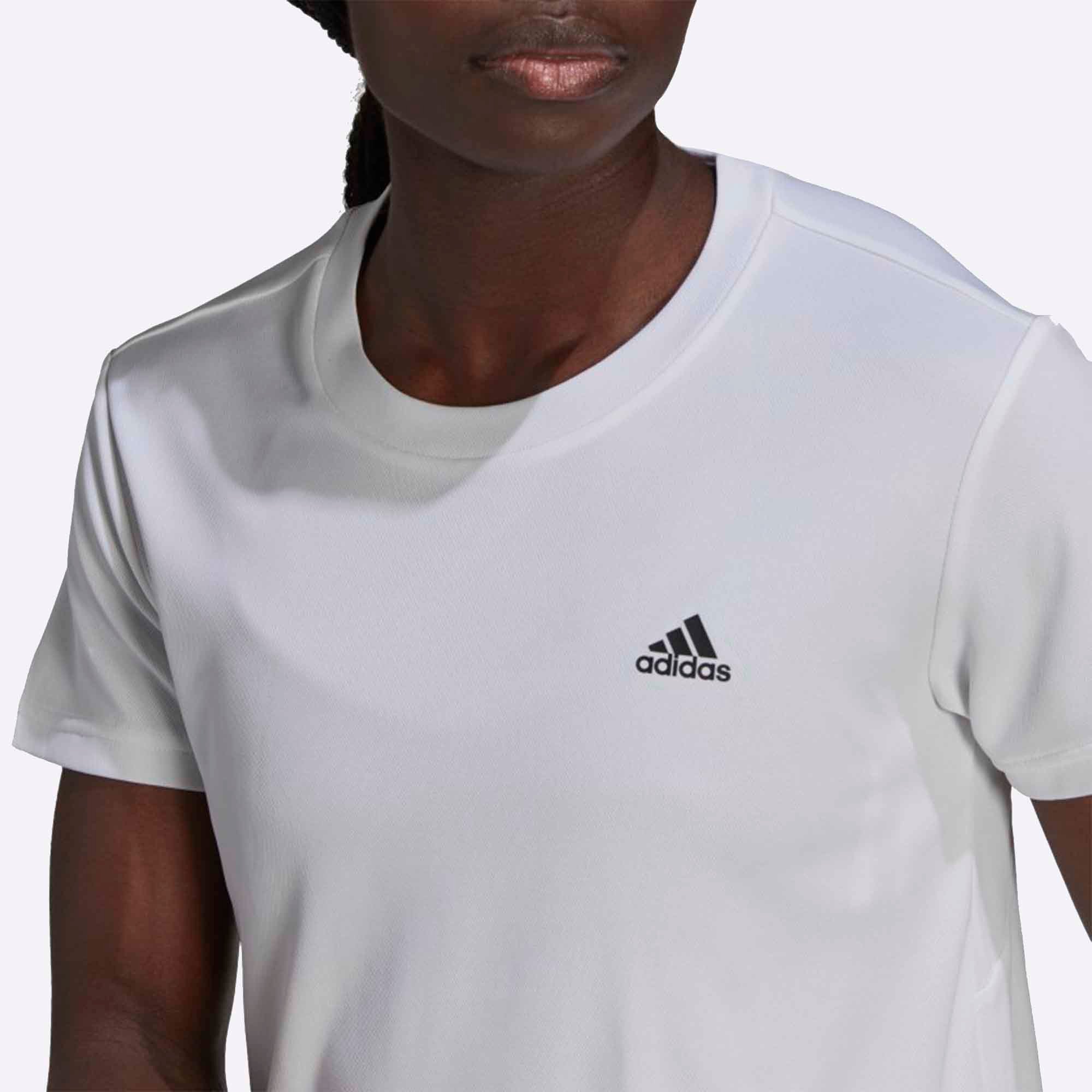 Camiseta branca 2024 adidas feminina