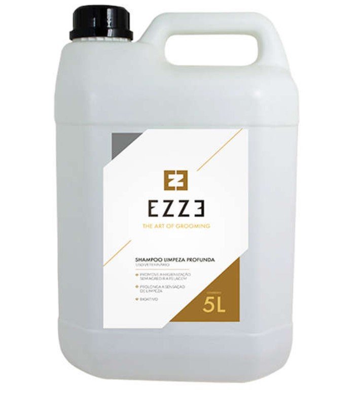 Shampoo Limpeza Profunda 5 litros Ezze Equipamentos Para Pet Shop